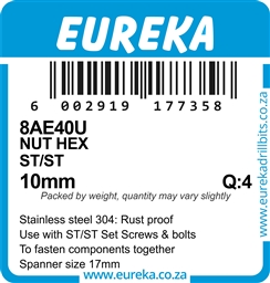 8AE40 - Hex Nut ST/ST -8AE40_label_T